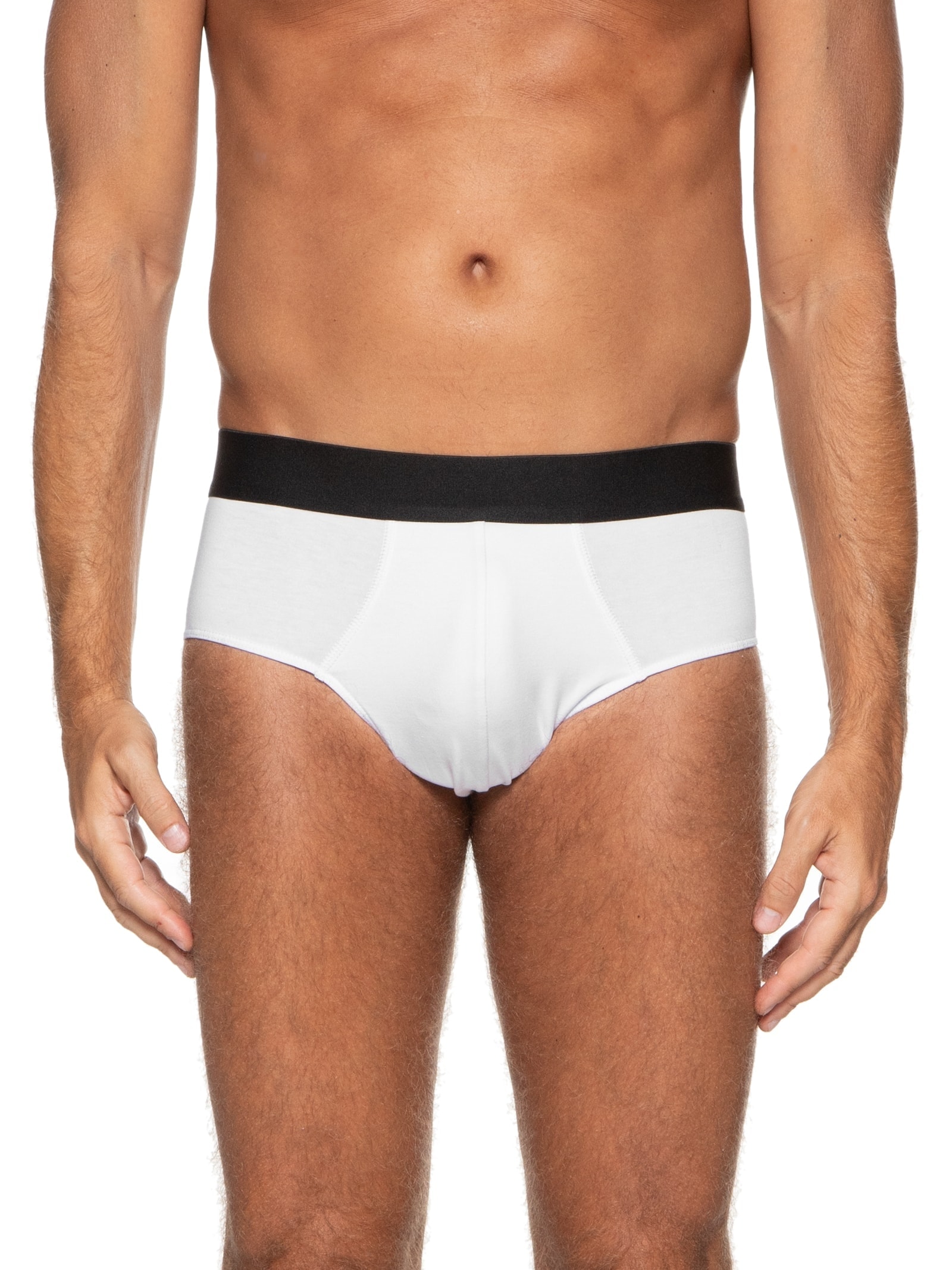 Kit De Cueca Slip Pima 3 Peças Branco '2 Essential
