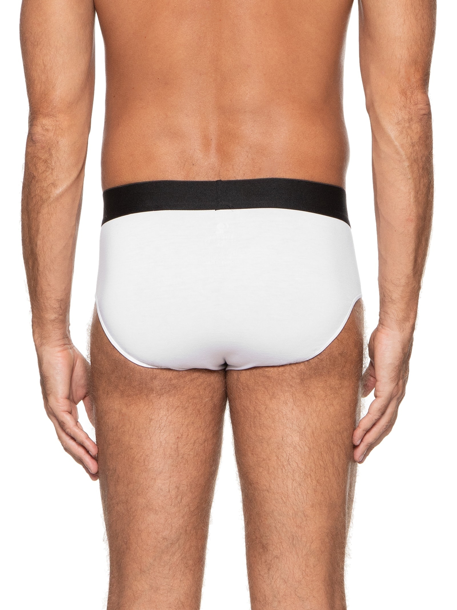 Kit De Cueca Slip Pima 3 Peças Branco '2 Essential
