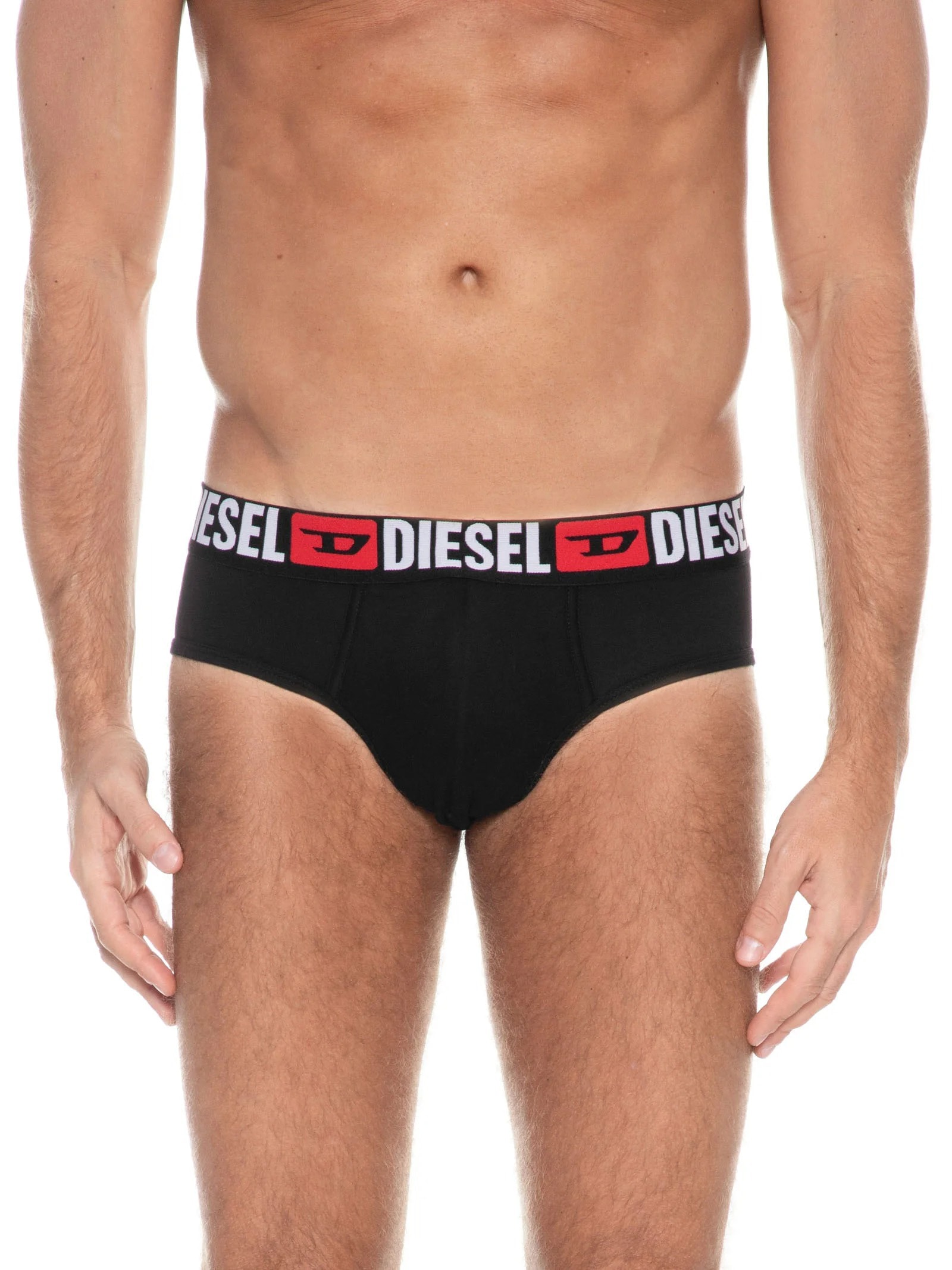 Kit De Cueca Slip Umbr Andre 3 Peças Preto Diesel