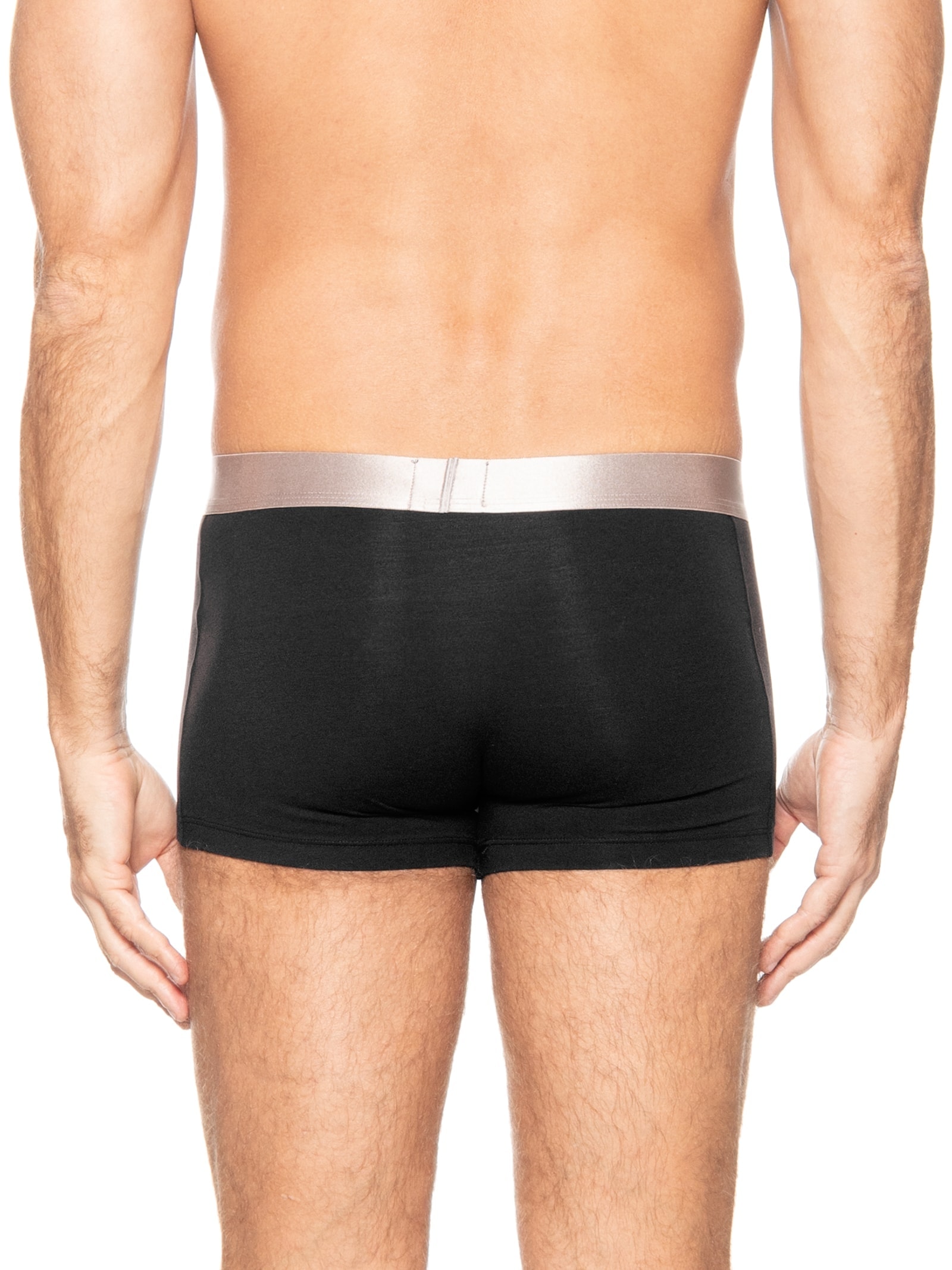 Kit de Cueca Trunk 3 Peças Metallic Preto Boss
