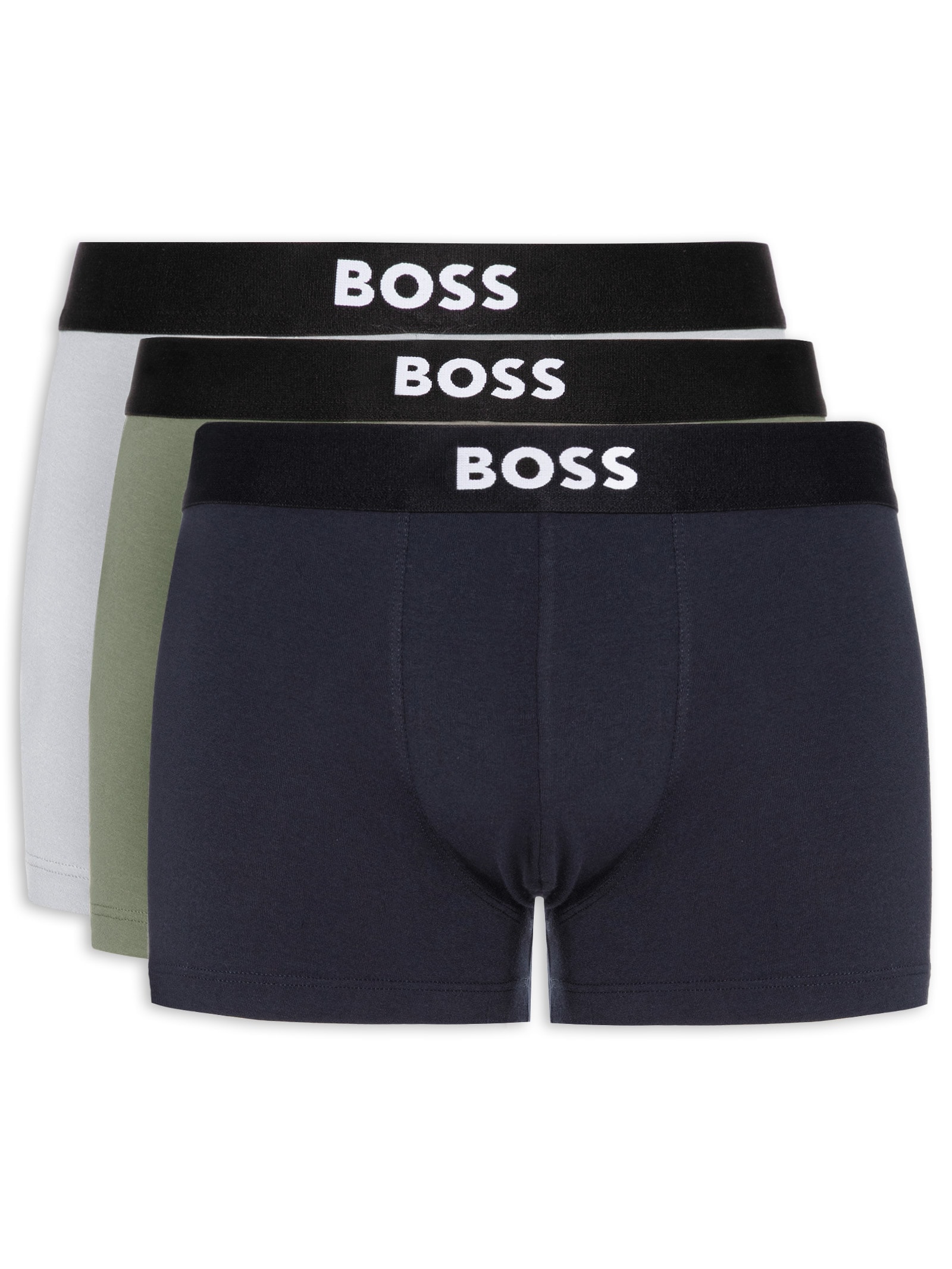 Kit de Cueca Trunk 3 Peças Power Verde Boss