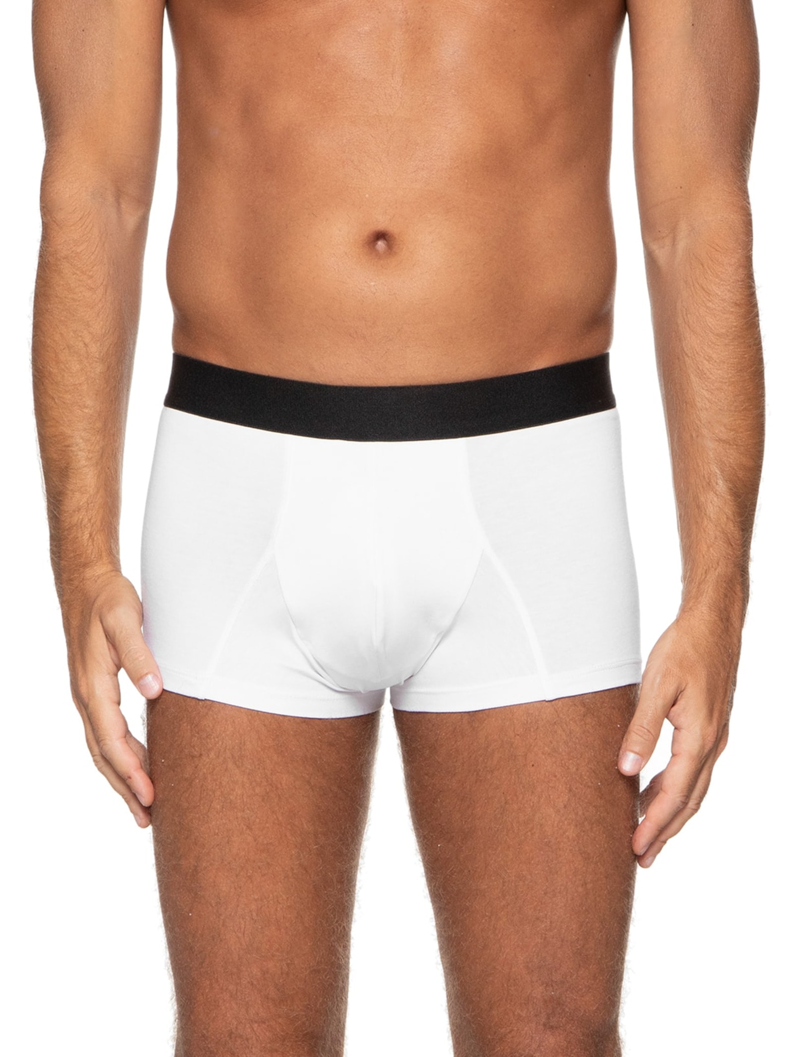 Kit De Cueca Trunk Elástico Pima 3 Peças Branco '2 Essential