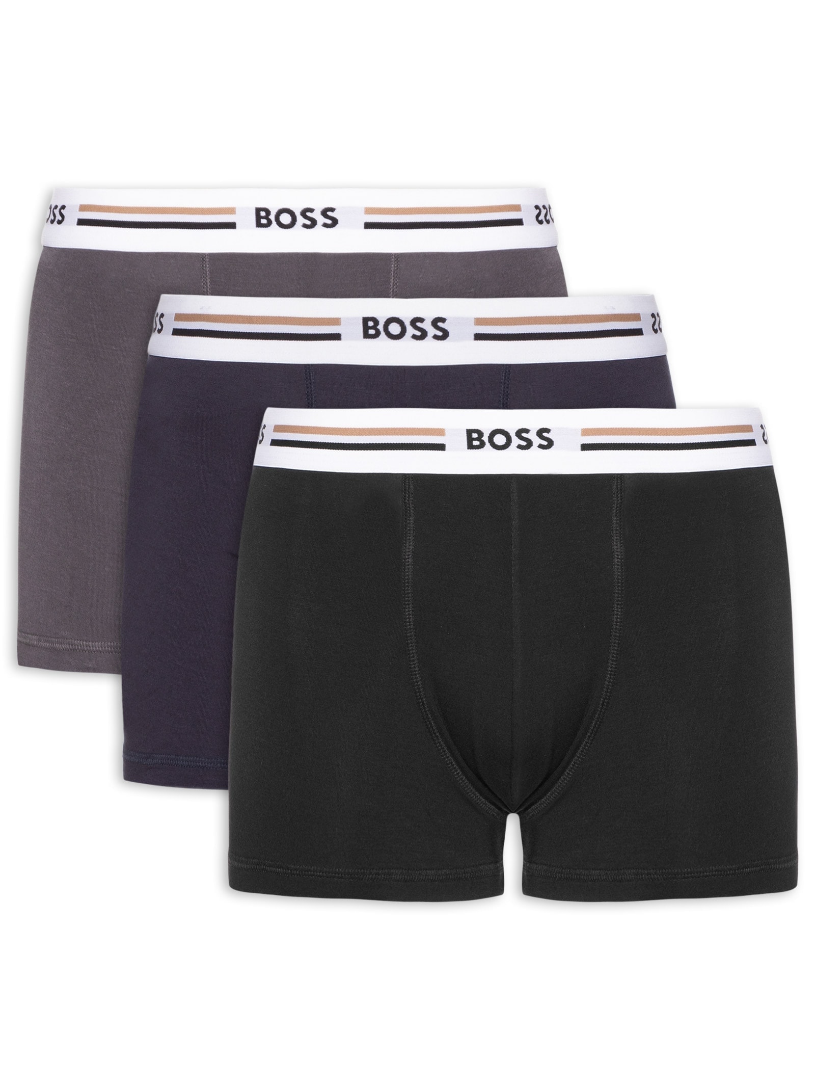 Kit De Cueca Trunk Revive 3 Peças Boss