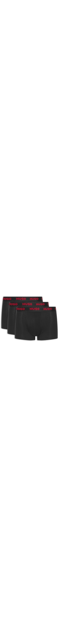 Kit De Cueca Trunk Triplet Pack 3 Peças - Preto