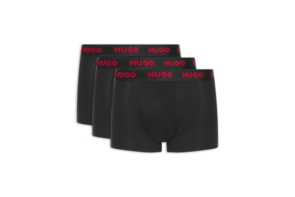 Kit De Cueca Trunk Triplet Pack 3 Peças - Preto