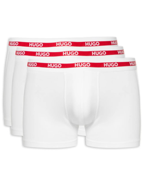 Kit De Cueca Trunk Triplet Planet 3 Peças – Branco