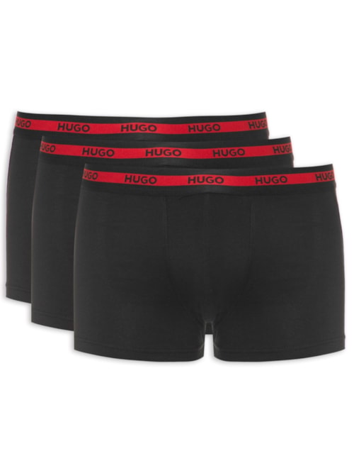 Kit De Cueca Trunk Triplet Planet 3 Peças - Preto