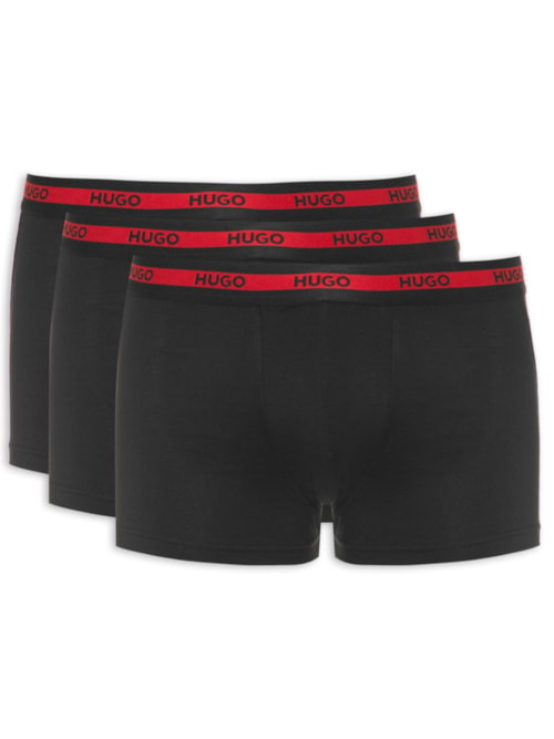 Kit De Cueca Trunk Triplet Planet 3 Peças – Preto