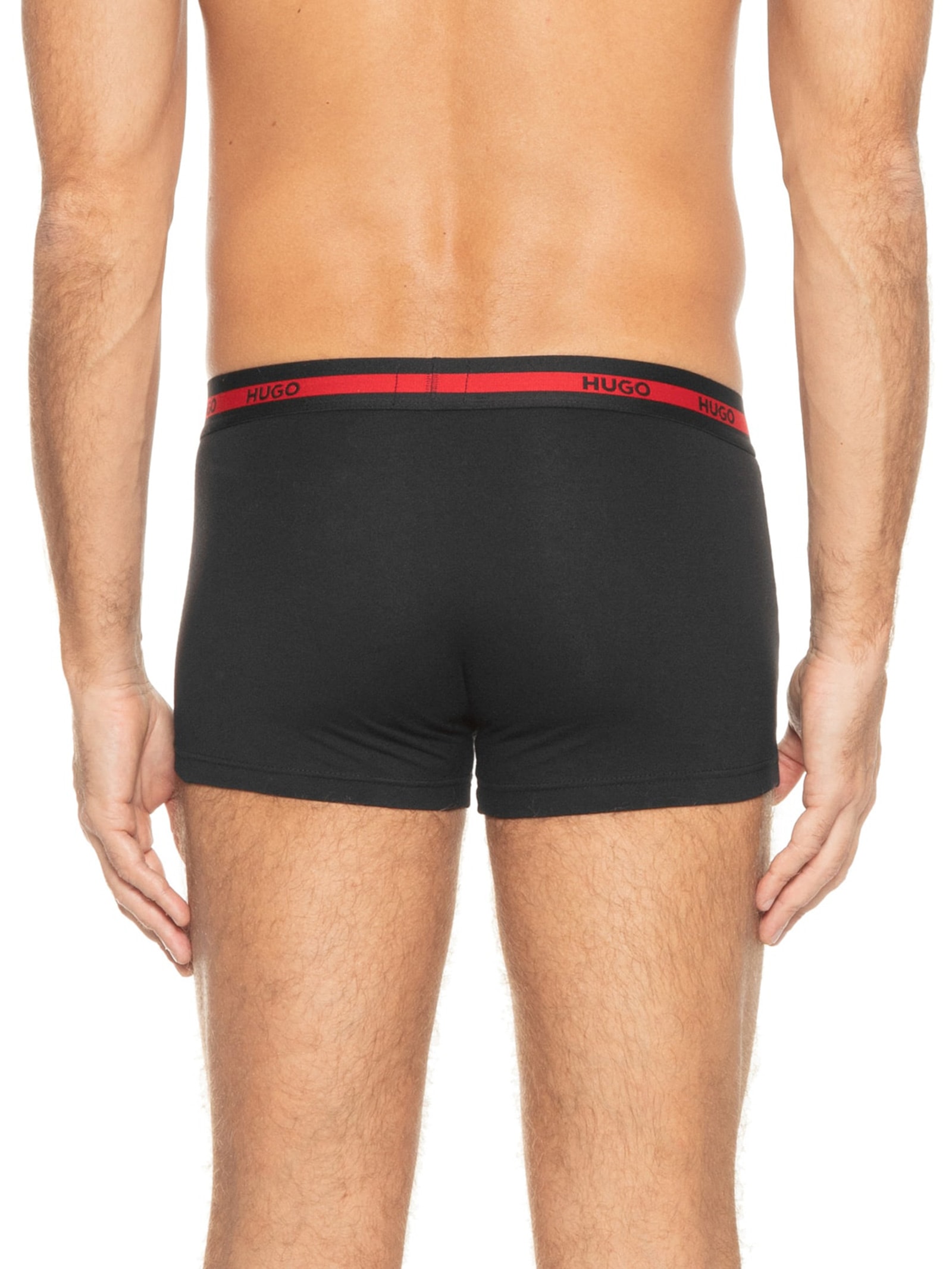 Kit De Cueca Trunk Triplet Planet Preto Hugo