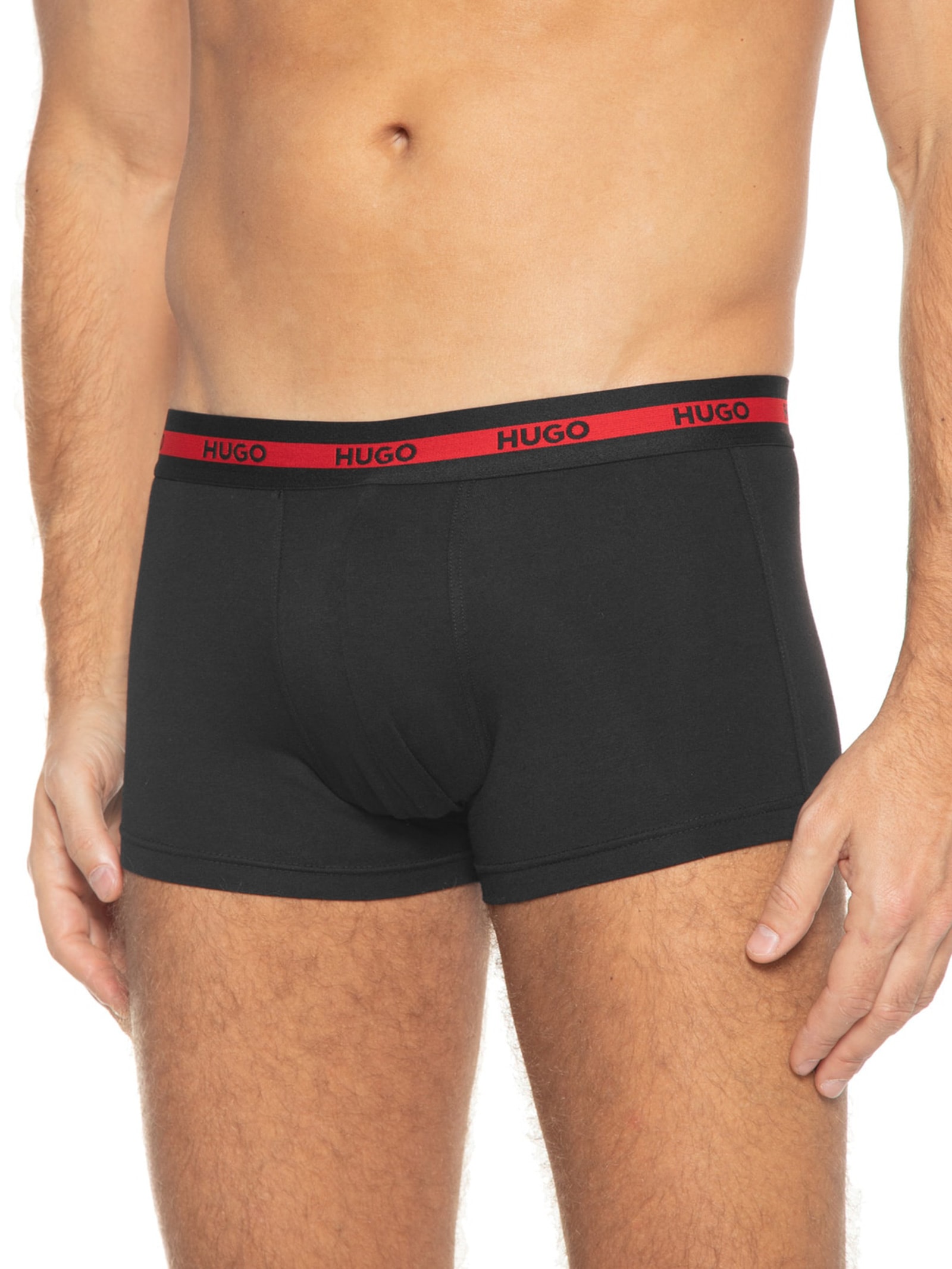 Kit De Cueca Trunk Triplet Planet Preto Hugo