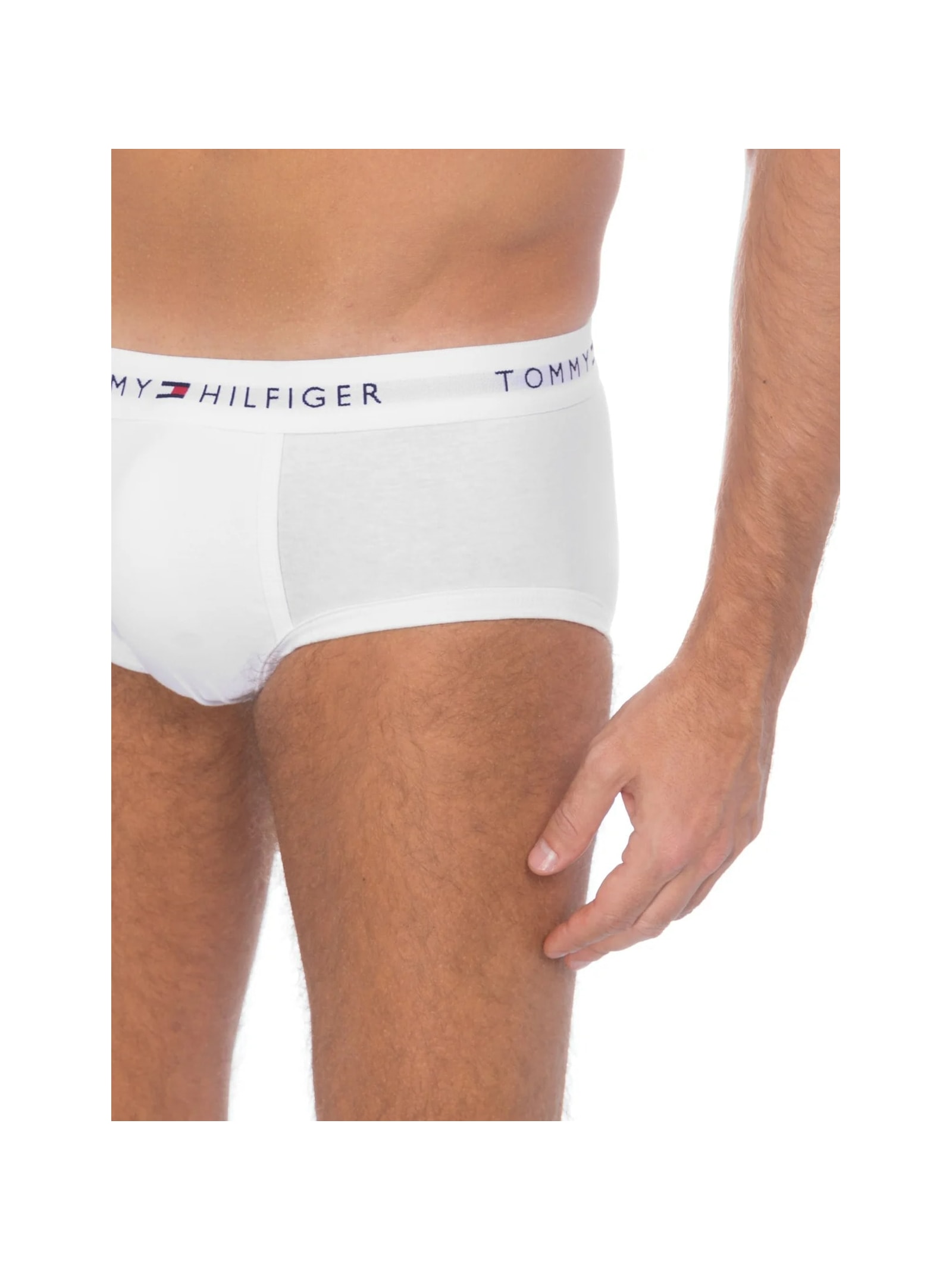 Kit de Cuecas 3 Peças Brief Selling Branco Tommy Hilfiger