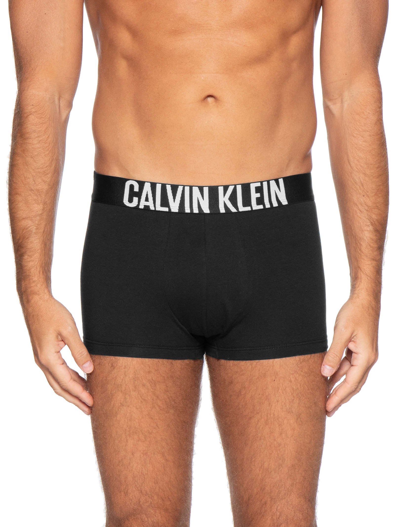 Kit De Cuecas 3 Peças Trunk Intense Power Cinza Calvin Klein Underwear