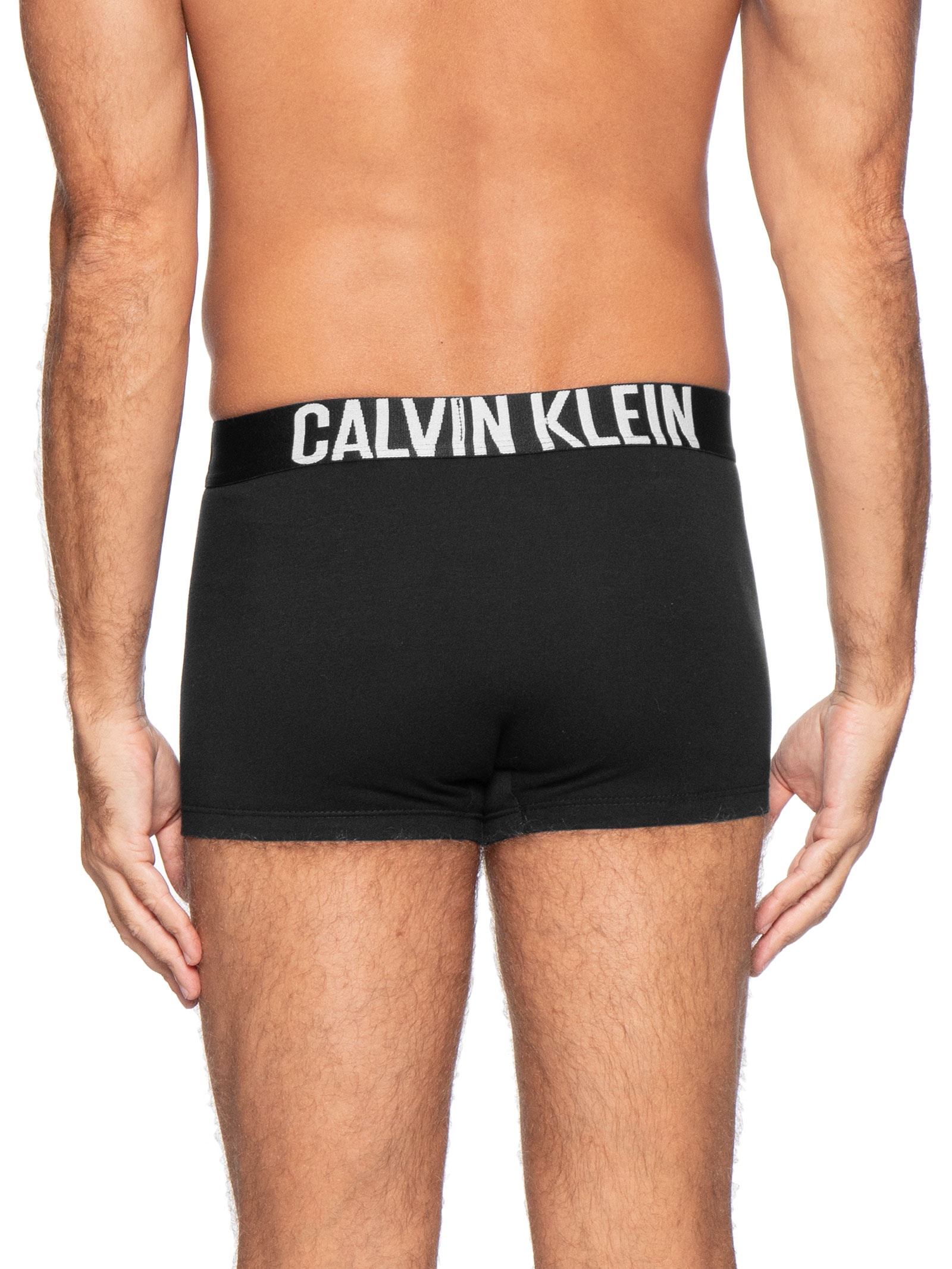 Kit De Cuecas 3 Peças Trunk Intense Power Cinza Calvin Klein Underwear