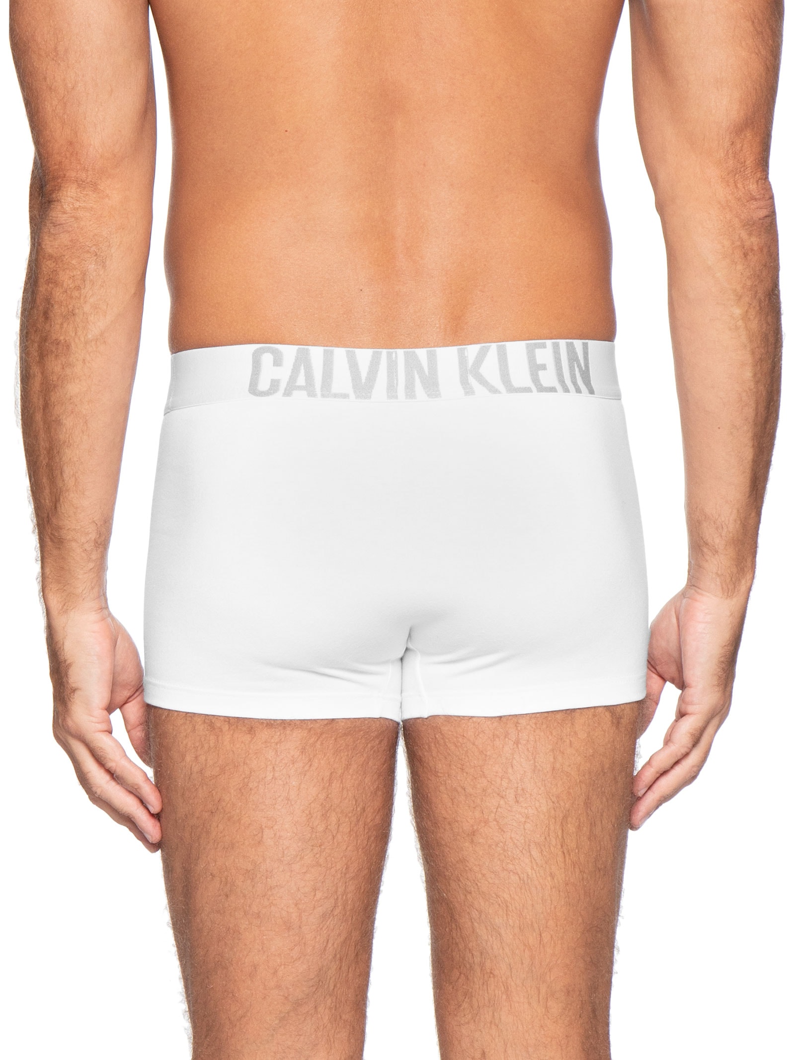 Kit De Cuecas 3 Peças Trunk Intense Power Cinza Calvin Klein Underwear