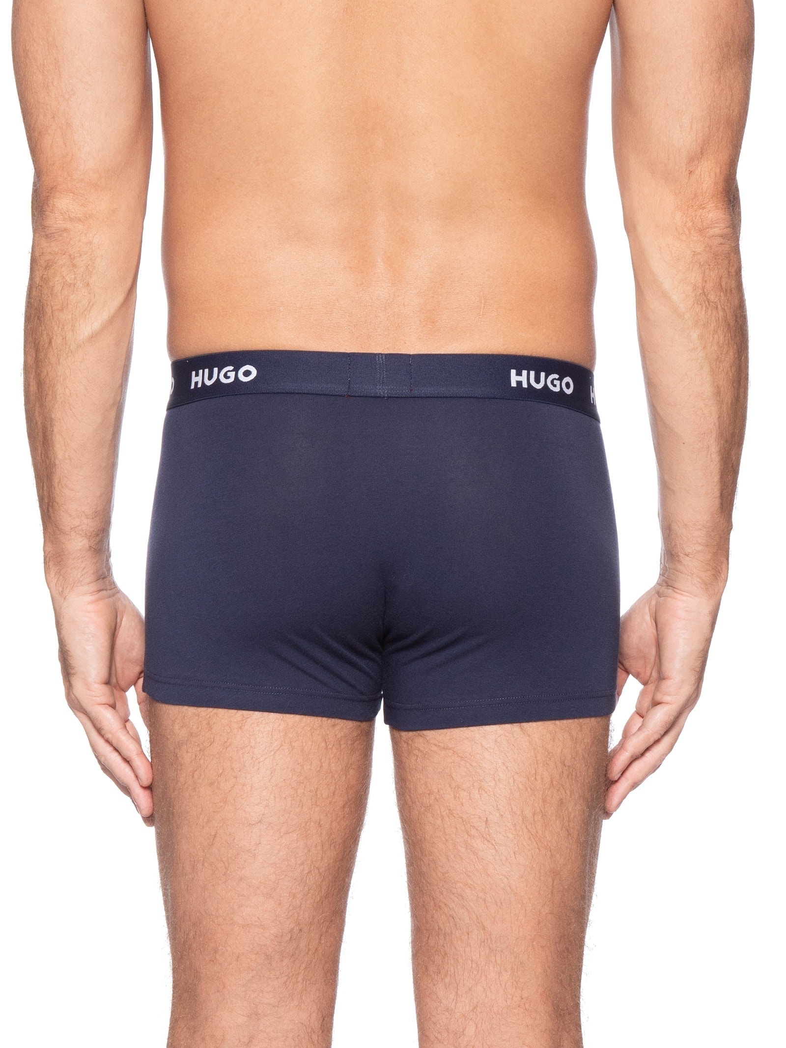 Kit De Cuecas 3 Peças Trunk Triplet Pack Azul Hugo