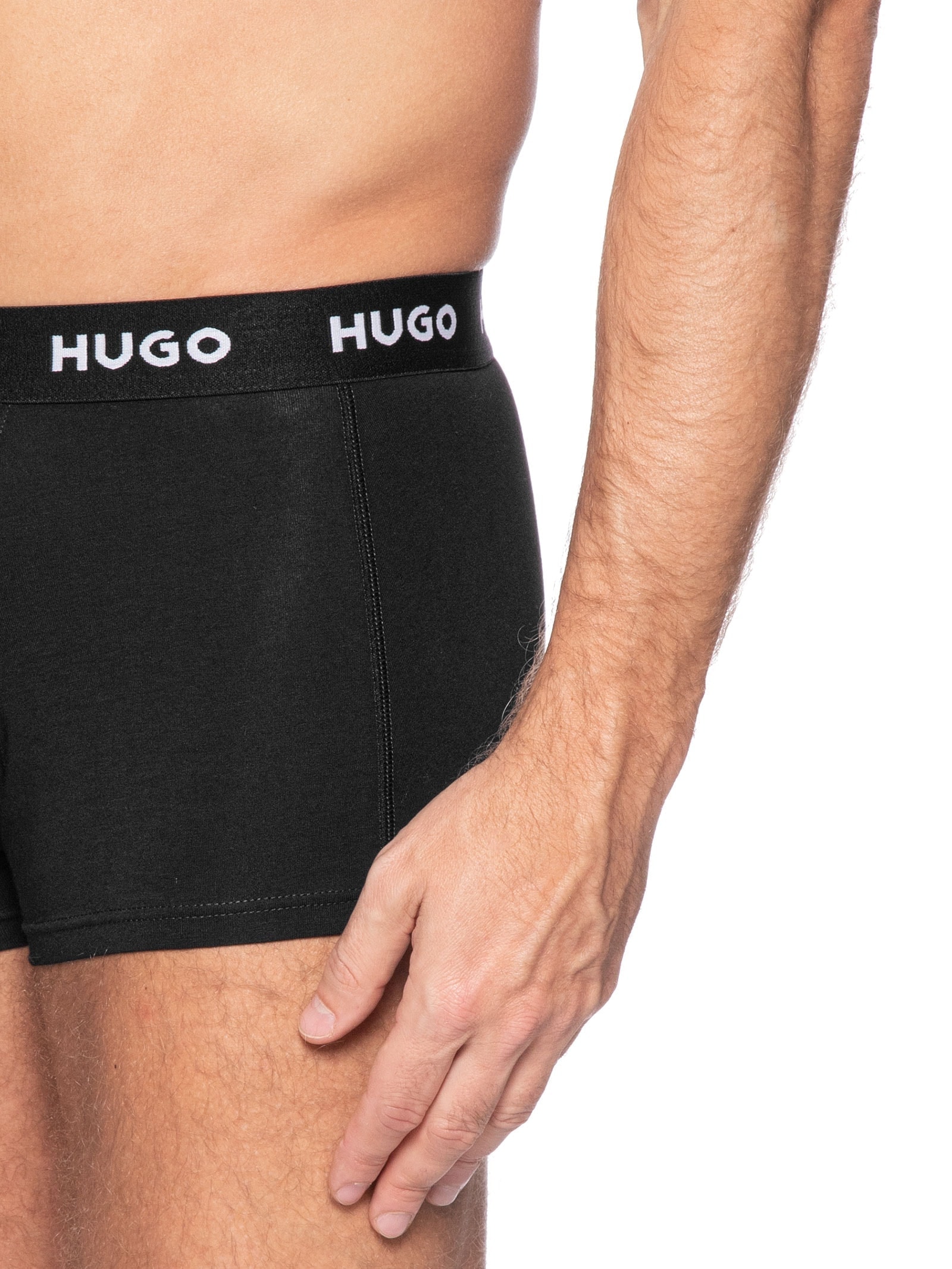 Kit De Cuecas 3 Peças Trunk Triplet Pack Azul Hugo