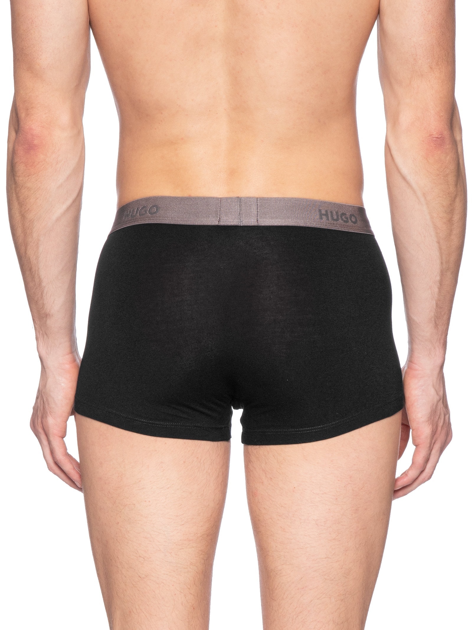 Kit De Cuecas 3 Peças Trunk Triplet Pack Preto Hugo