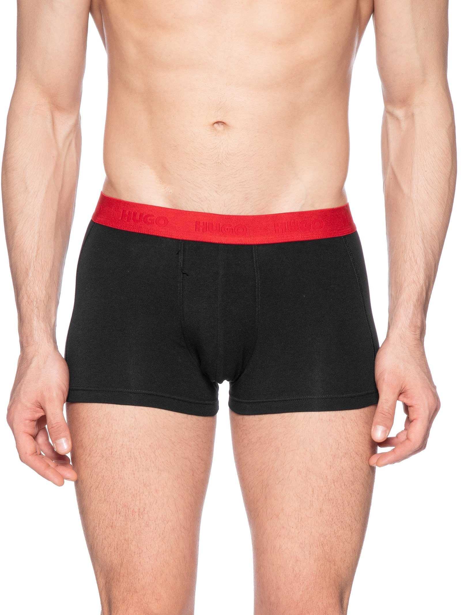 Kit De Cuecas 3 Peças Trunk Triplet Pack Preto Hugo