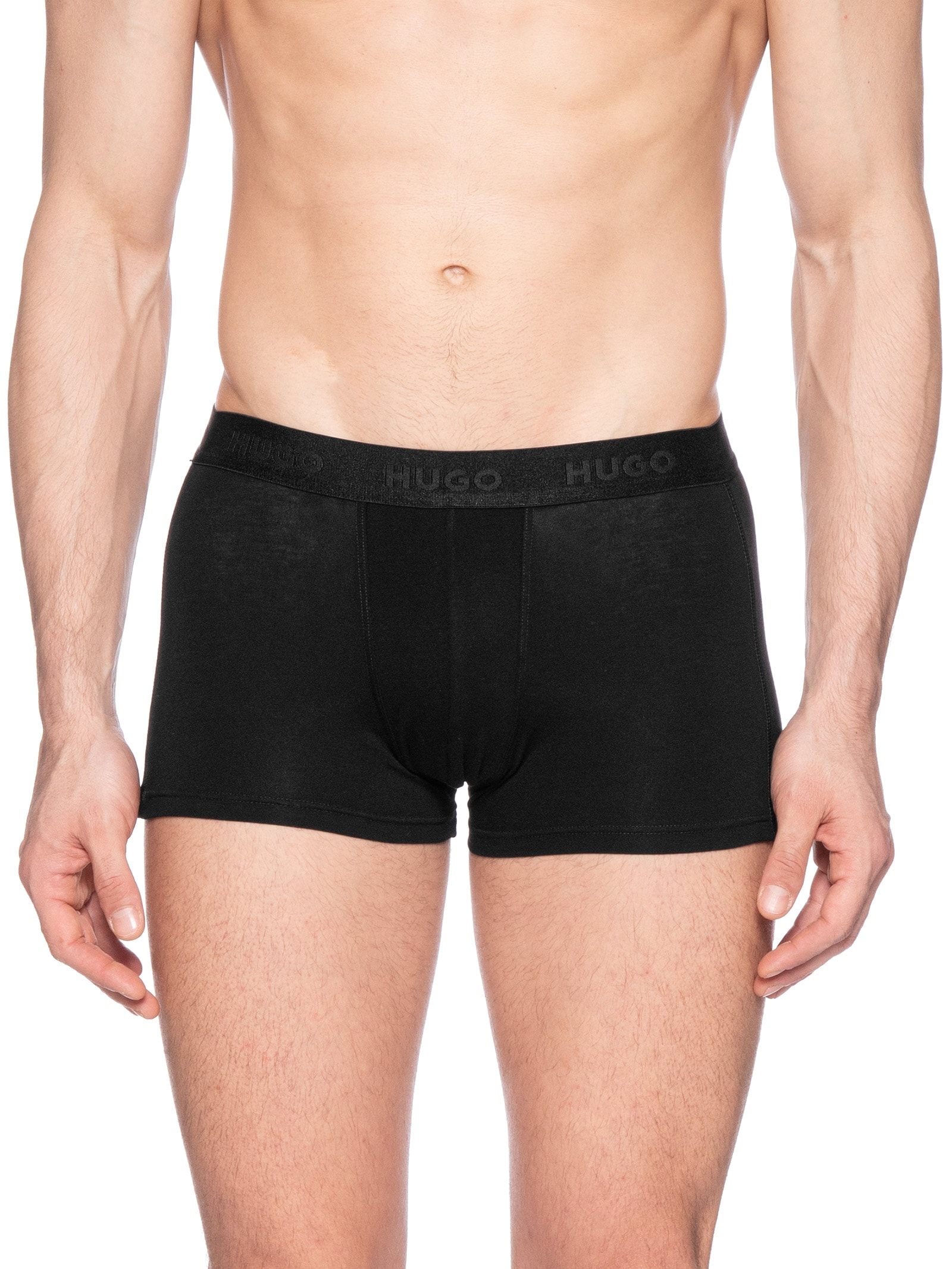 Kit De Cuecas 3 Peças Trunk Triplet Pack Preto Hugo