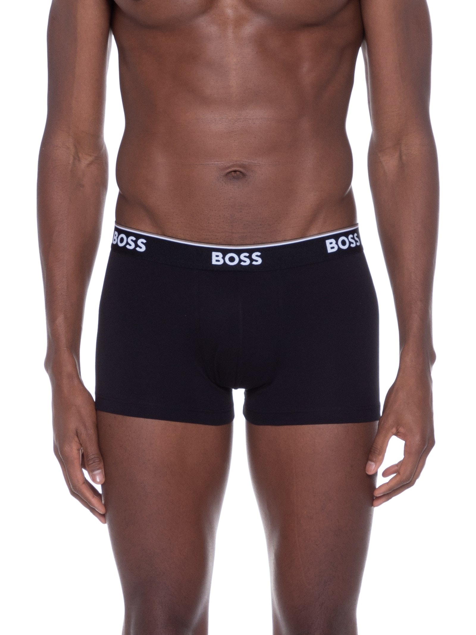 Kit de Cuecas 3 Trunk Power Preto Boss