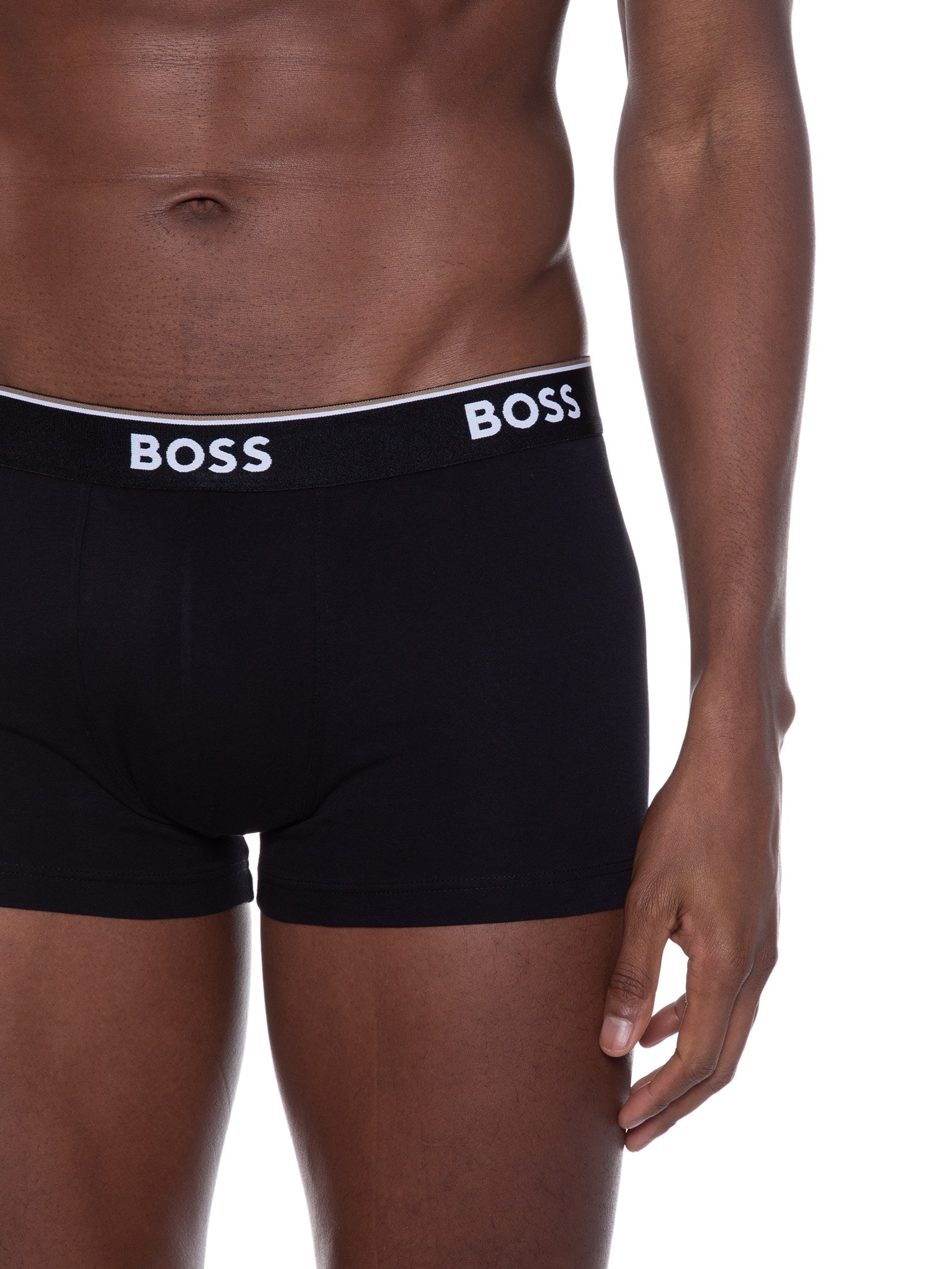 Kit de Cuecas 3 Trunk Power Preto Boss
