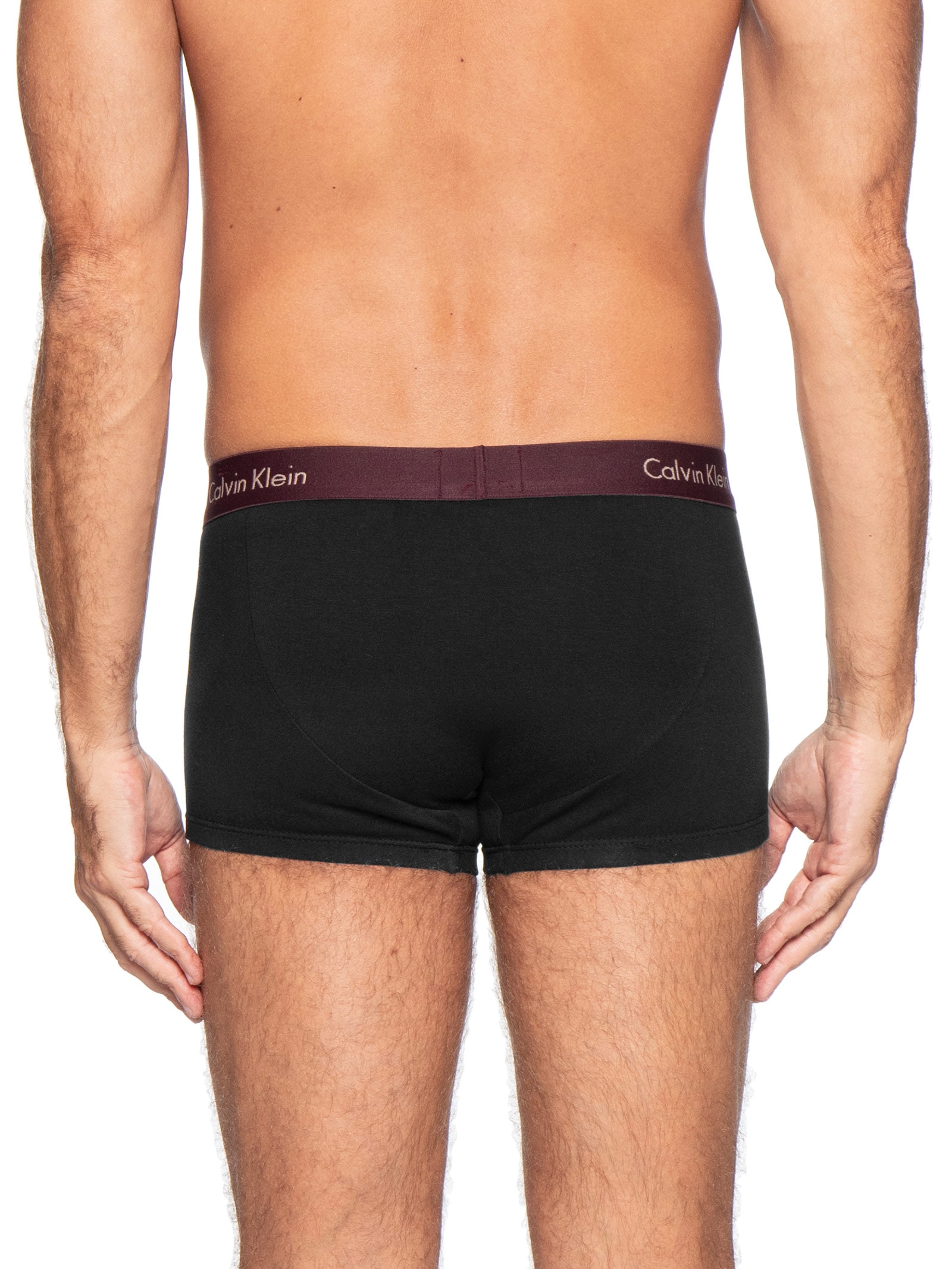 Kit De Cuecas 4 Peças Low Rise Trunk Vermelho Calvin Klein Underwear