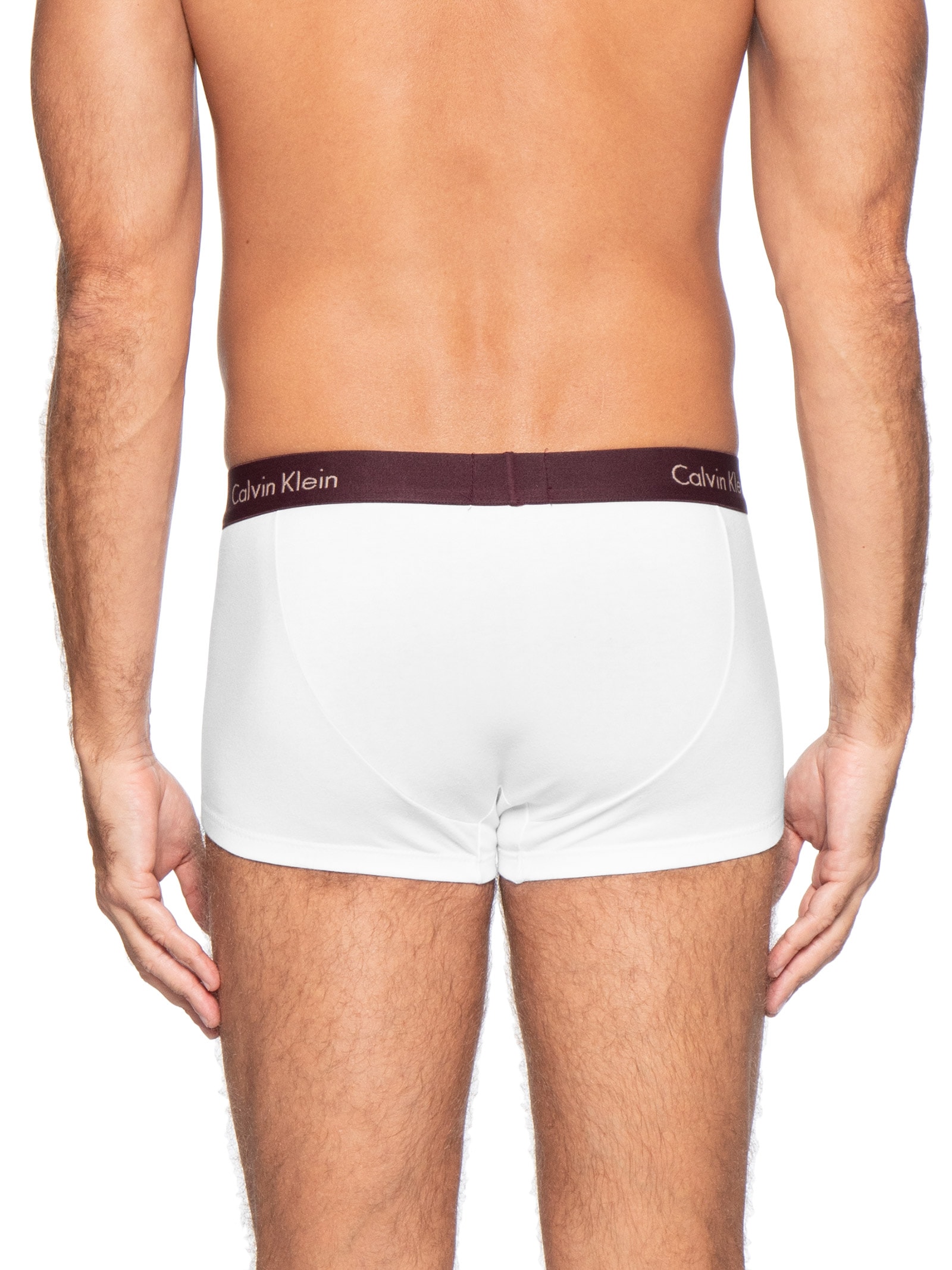 Kit De Cuecas 4 Peças Low Rise Trunk Vermelho Calvin Klein Underwear