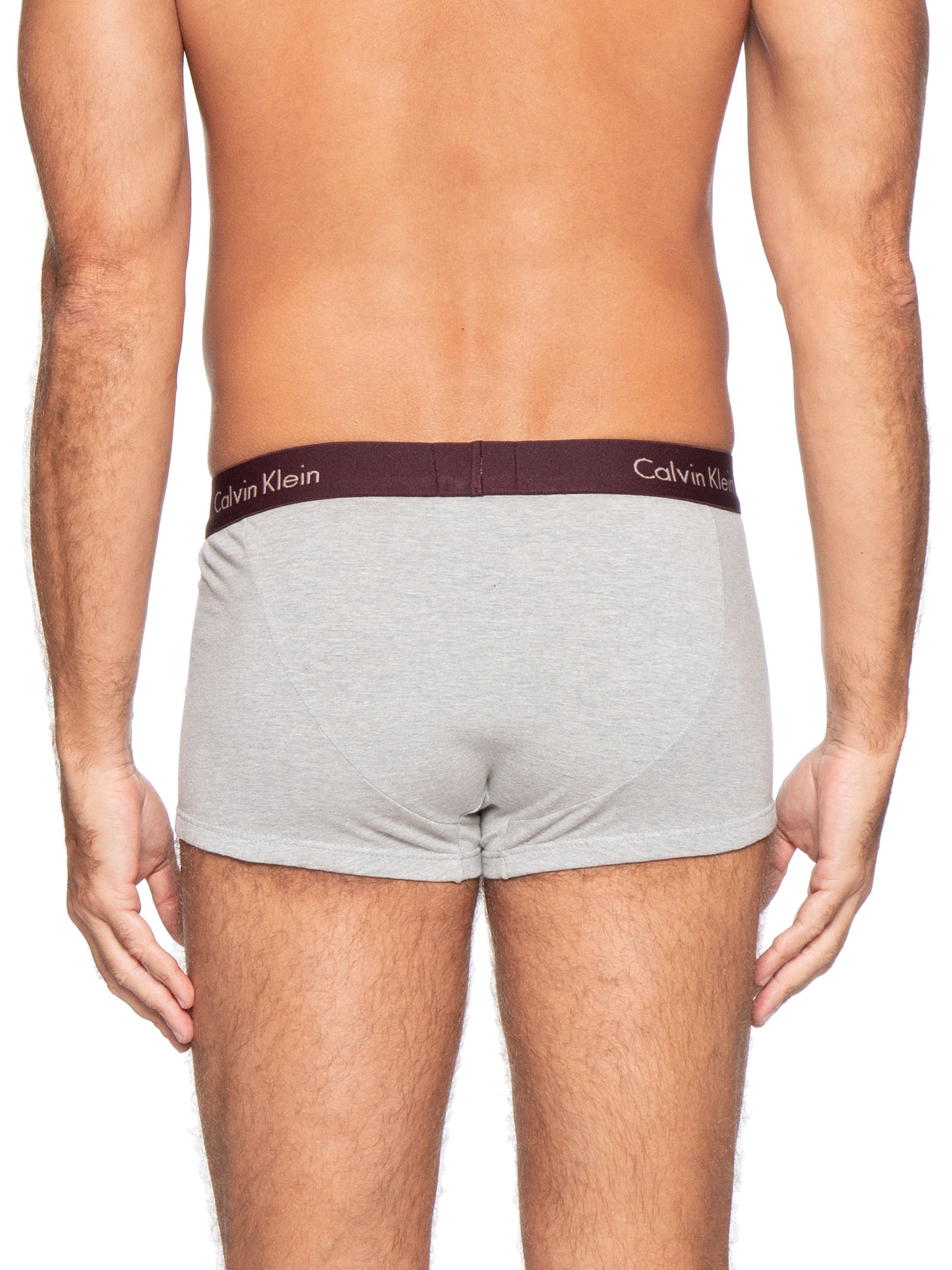Kit De Cuecas 4 Peças Low Rise Trunk Vermelho Calvin Klein Underwear
