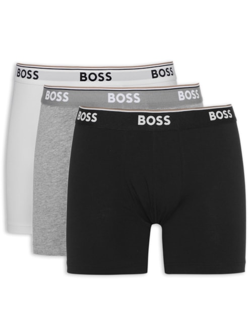 Kit De Cuecas Boxer Br Power 3 Peças