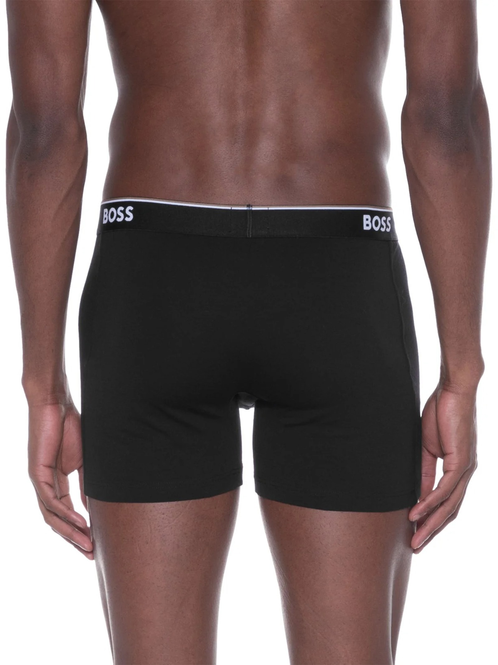 Kit De Cuecas Boxer Br Power 3 Peças Preto Boss