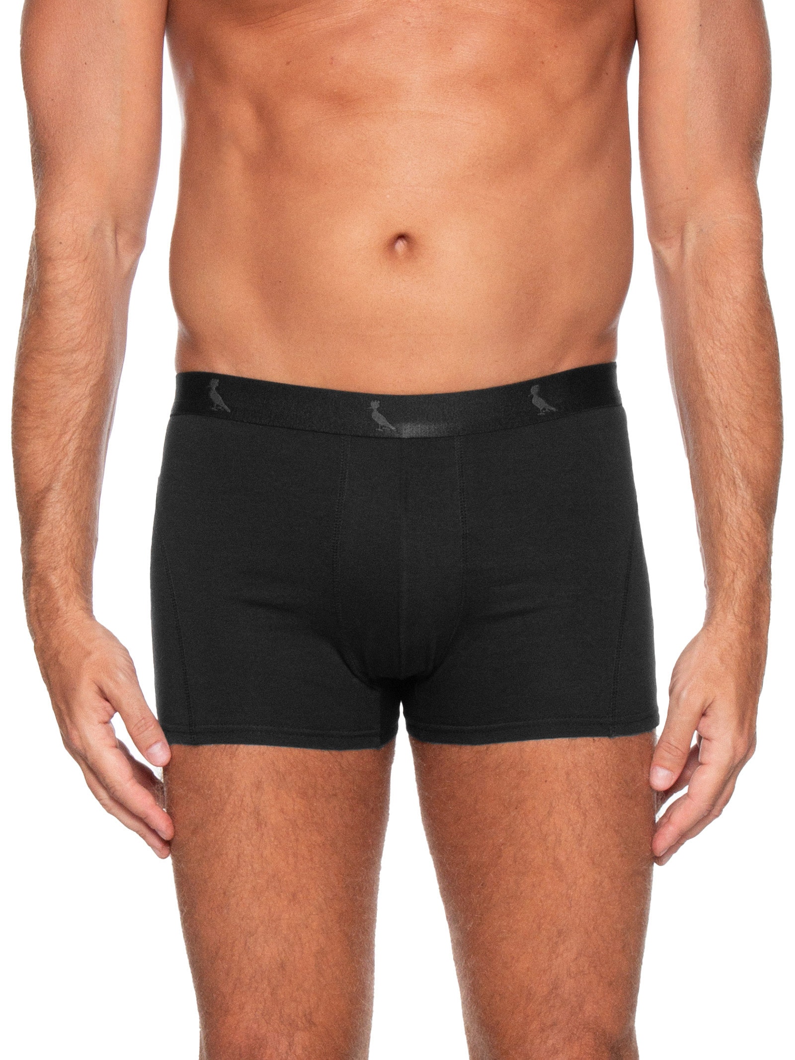 Kit De Cuecas Boxer Monocromático 3 Peças Preto Reserva