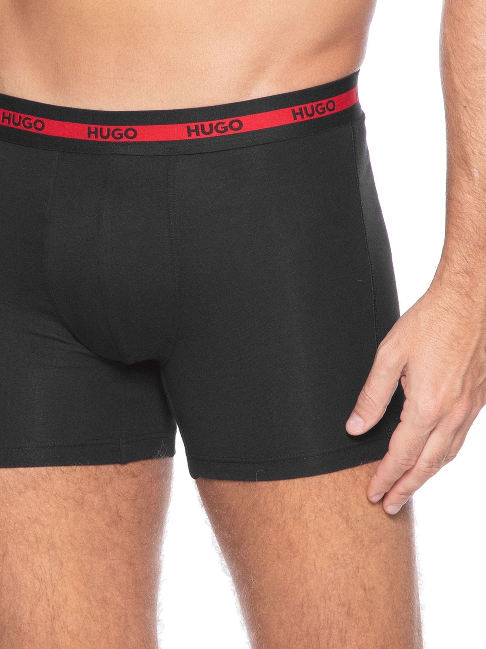 Kit De Cuecas Boxer Planet Preto Hugo