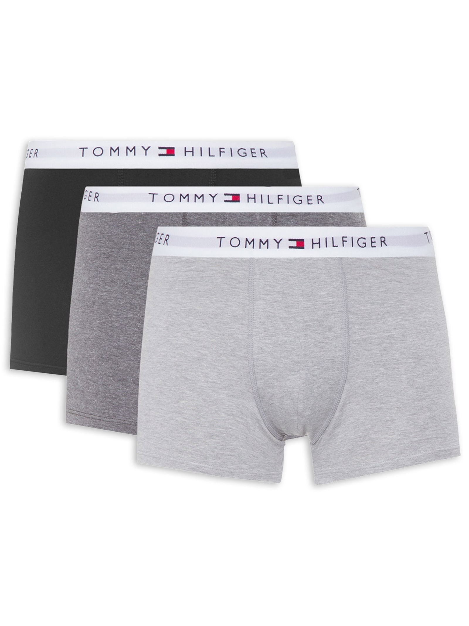 Kit de Cuecas Boxer Trunk 3 Peças   Tommy Hilfiger