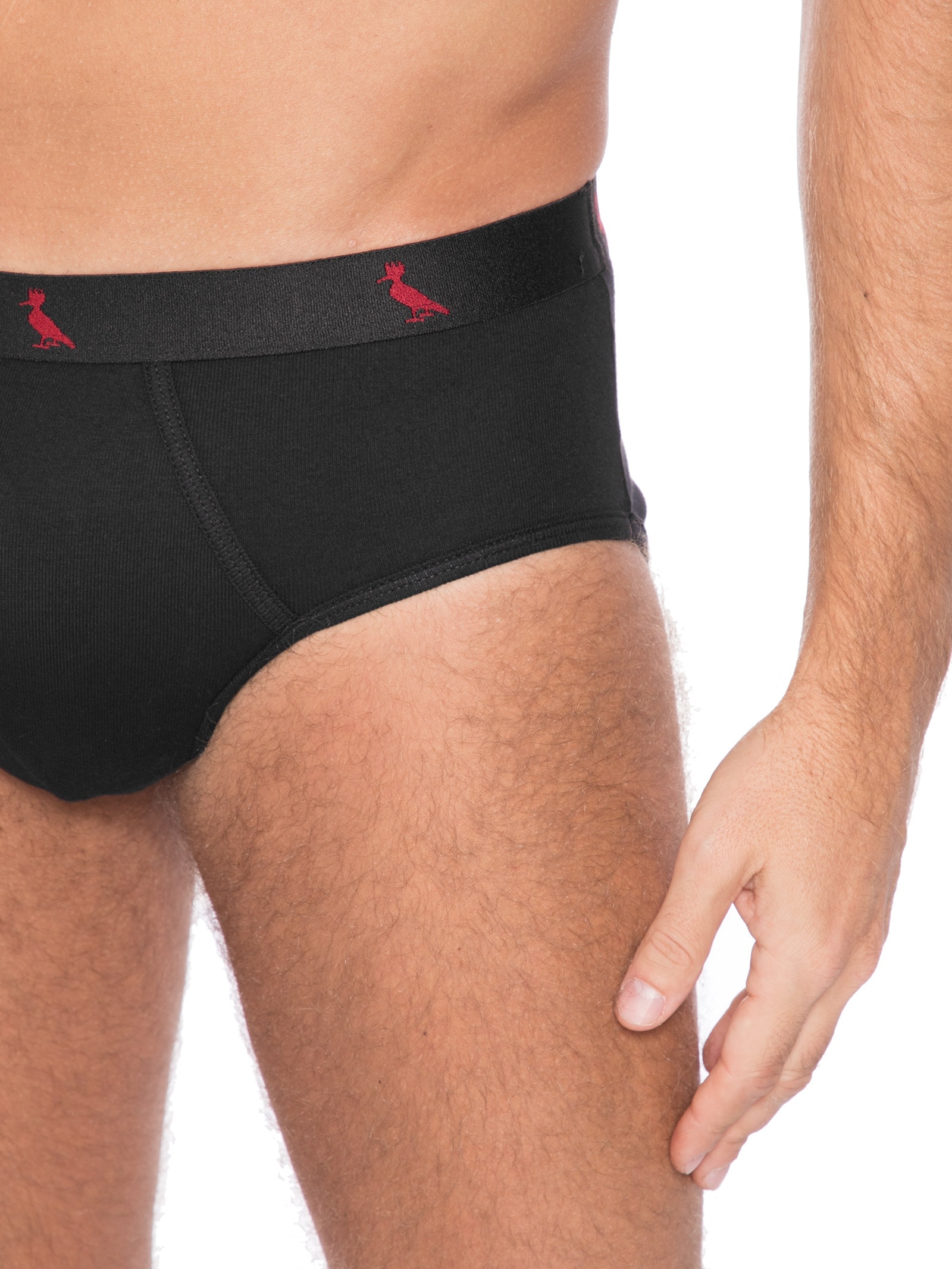 Kit De Cuecas Cont. Básica Algodão 2 Unidades Preto Reserva