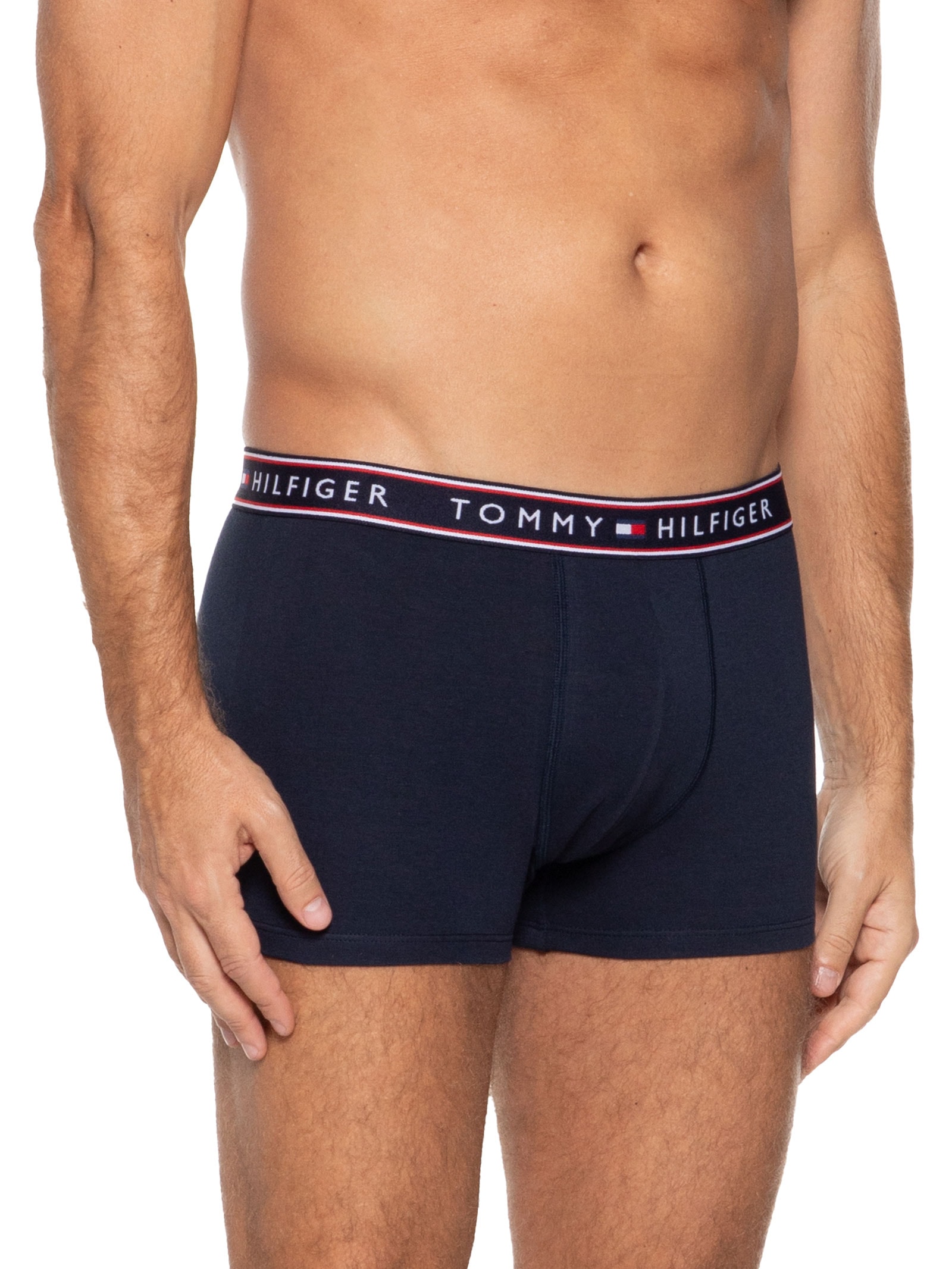 Kit De Cuecas Cotton Stretch Trunk 3 Peças Tommy Hilfiger