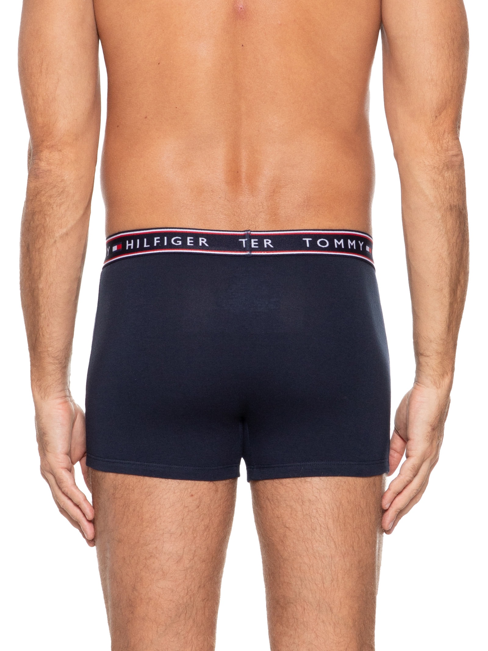 Kit De Cuecas Cotton Stretch Trunk 3 Peças Tommy Hilfiger
