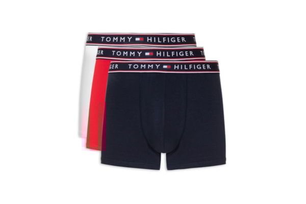 Kit De Cuecas Cotton Stretch Trunk 3 Peças