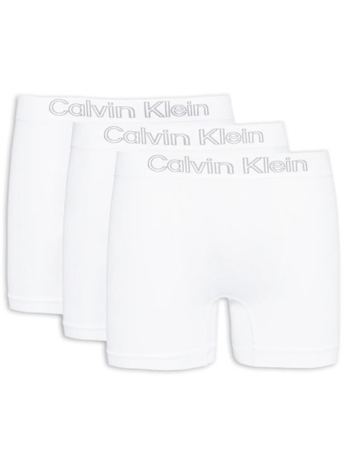 Kit De Cuecas Low Rise Trunk Sem Costura 3 unidades – Branco