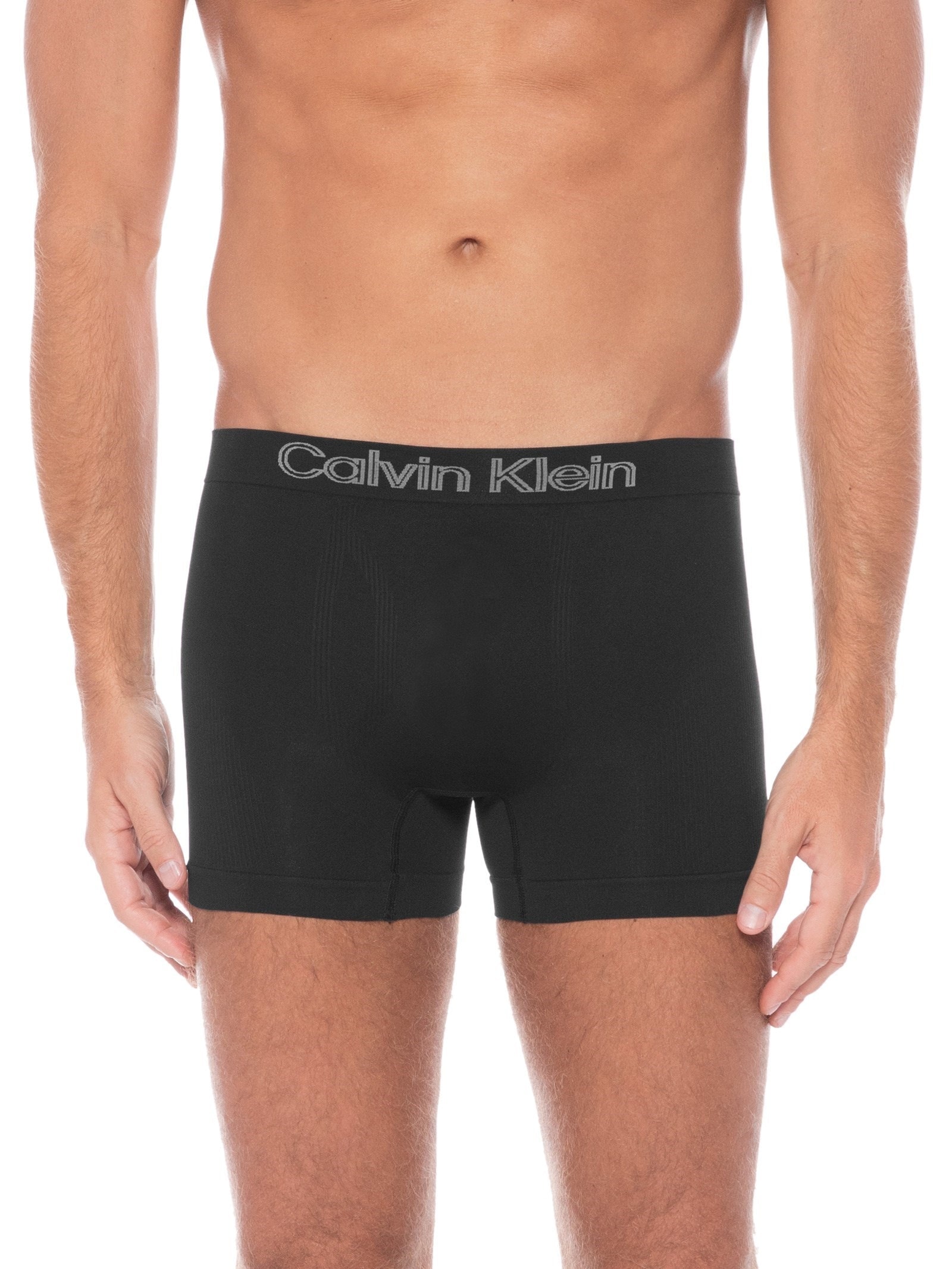 Kit De Cuecas Low Rise Trunk Sem Costura 3 unidades Preto Calvin Klein Underwear