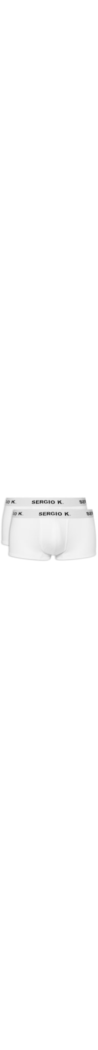Kit De Cuecas Pack Boxer 2 Peças - Branco