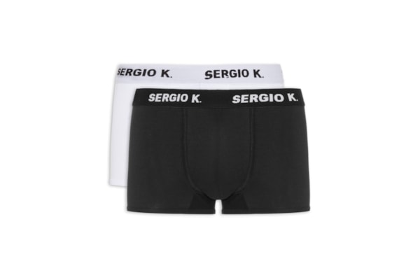 Kit De Cuecas Pack Boxer De Algodão Com 2 Peças