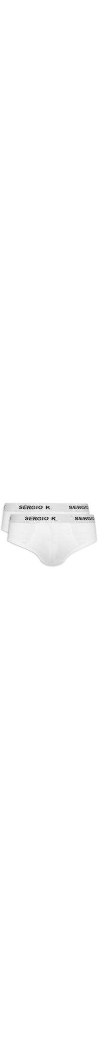 Kit De Cuecas Pack Slip 2 Peças - Branco