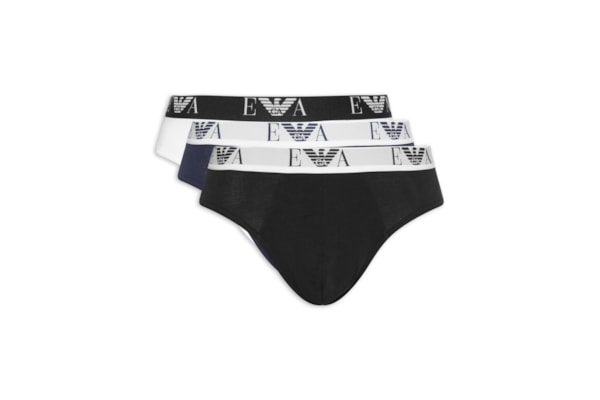 Kit De Cuecas Slip Bottom 3 Peças - Cinza