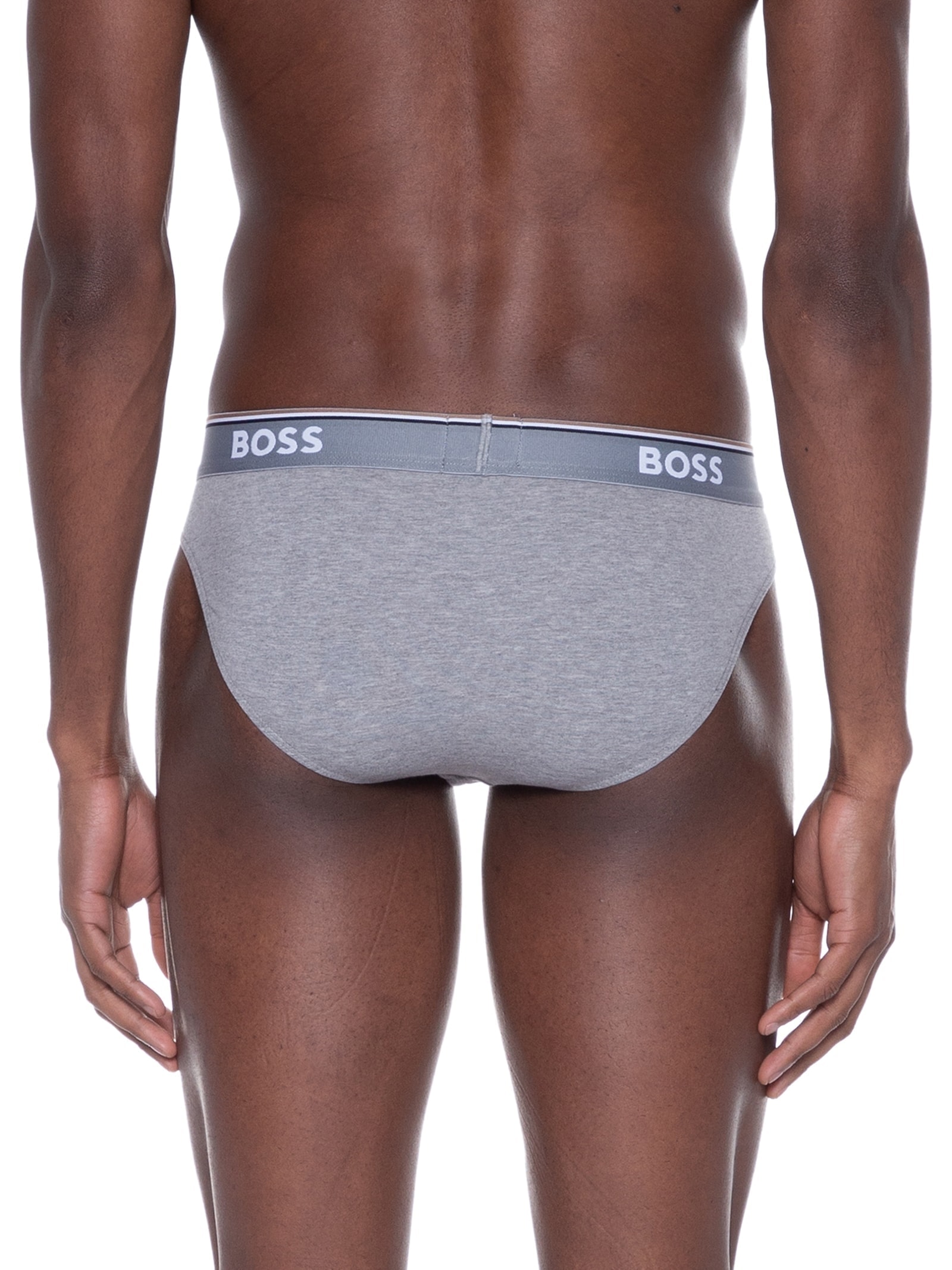 Kit De Cuecas Slip Brief Power 3 Peças Boss