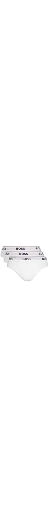 Kit De Cuecas Slip Brief Power 3 Peças - Branco