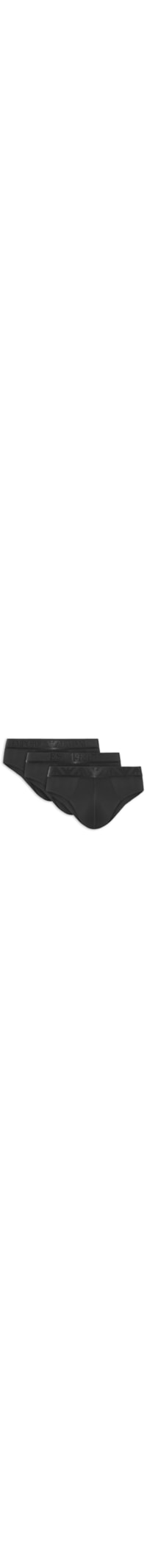 Kit De Cuecas Slip Pack Bottom 3 Peças - Preto