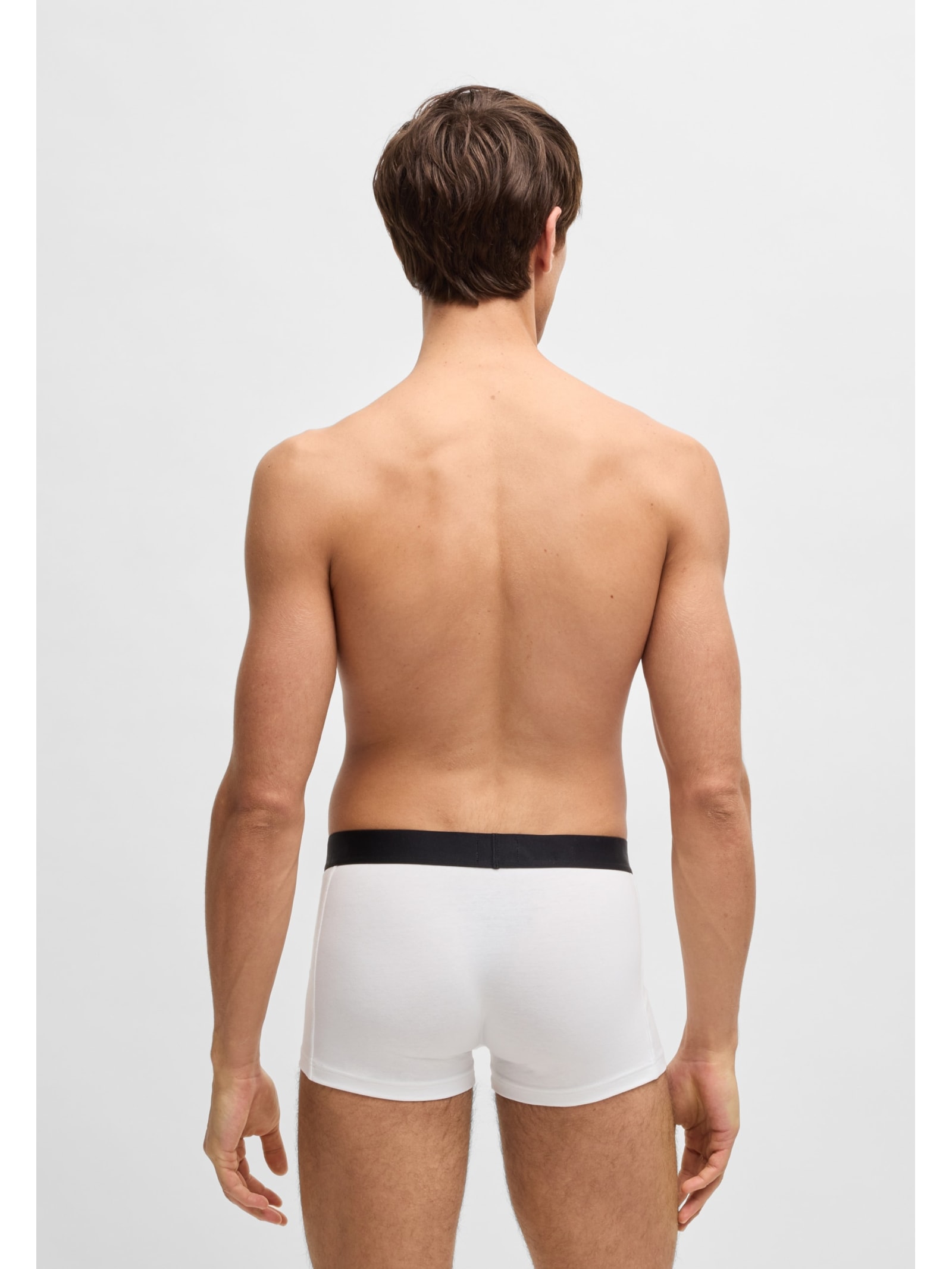 Kit De Cuecas Trunk 3 Peças One Branco Boss