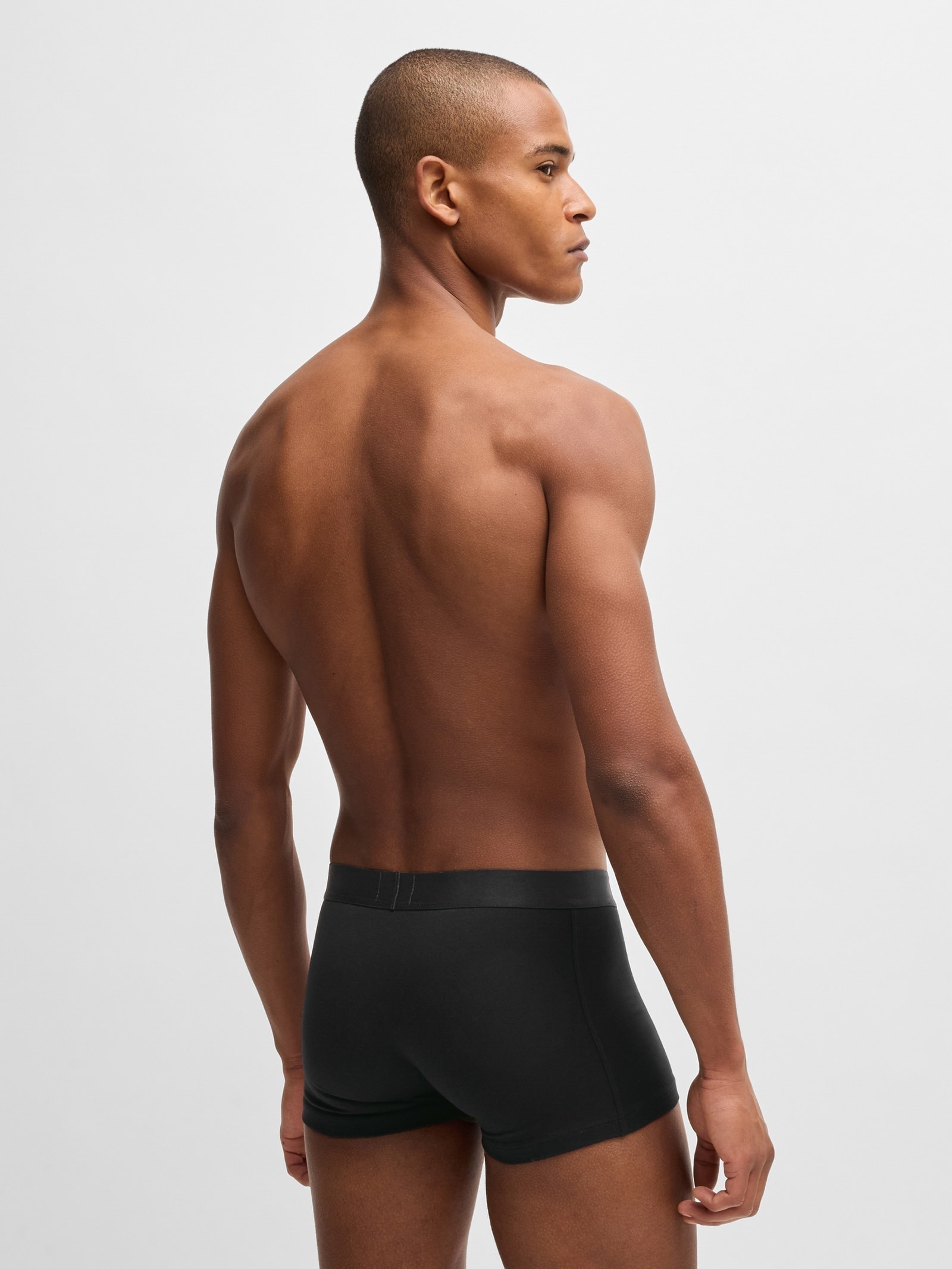 Kit De Cuecas Trunk 3 Peças One Preto Boss