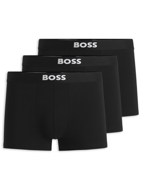 Kit De Cuecas Trunk 3 Peças One – Preto