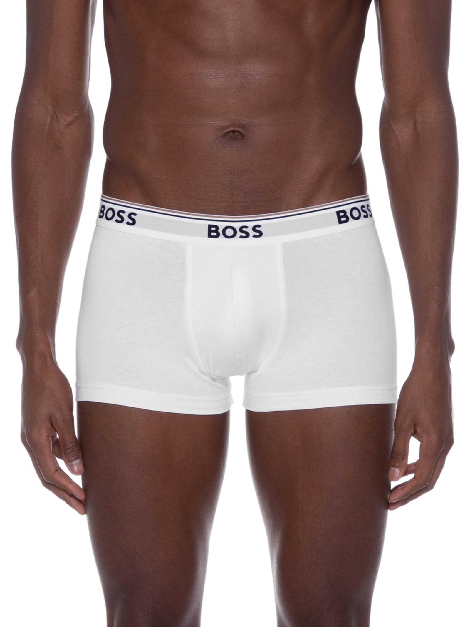 Kit De Cuecas Trunk Power 3 Peças Branco Boss